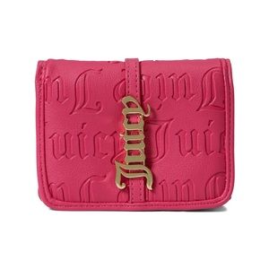 Juicy Couture Cool Collar Hot Pink Bifold Wallet